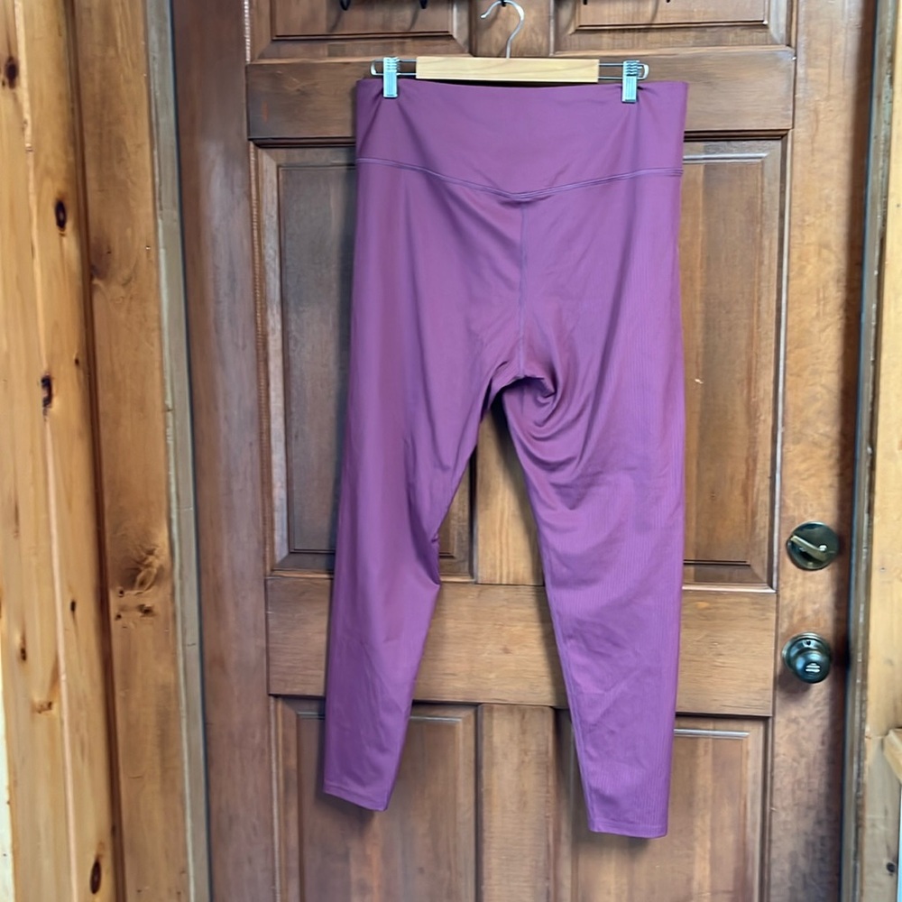 GIRLFRIEND COLLECTIVE Women's Purple Leggings Size XXXL